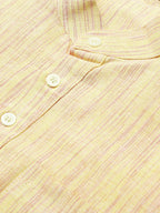 RIAG Men's Beige Cotton Long Ethnic Kurta | Grocsy