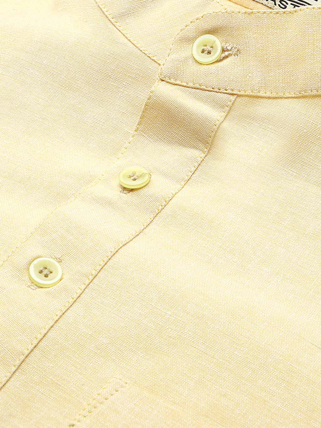 RIAG Men's Beige Cotton Short Ethnic Kurta | Grocsy