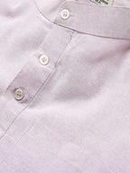 RIAG Men's Purple Cotton Short Ethnic Kurta | Grocsy