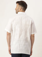 RIAG Men's White Cotton Short Ethnic Kurta | Grocsy