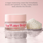 The Face Shop Rice Water Cream with Niacinamide & HA, Brightens Skin | Grocsy