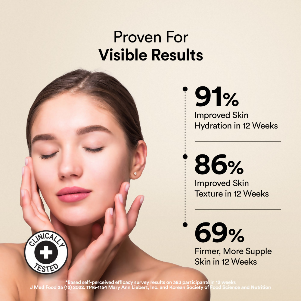 Wellbeing Nutrition Marine Collagen HLA & Biotin Fine Lines & Wrinkles Blueberry Mint Flavour | Grocsy