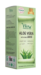 Vitro Naturals Aloe Vera Juice With Fiber Juice | Grocsy