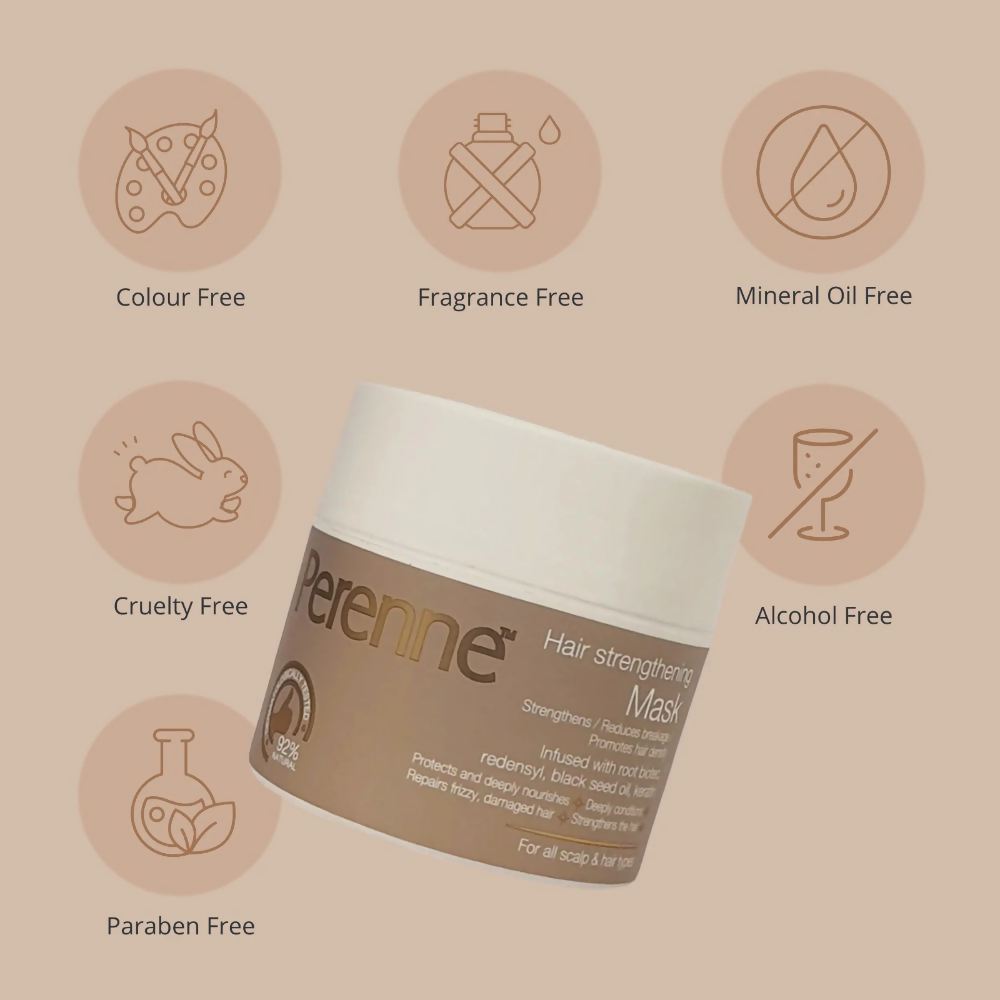 Perenne Hair Strengthening Mask for All Scalp and Hair Types | Grocsy