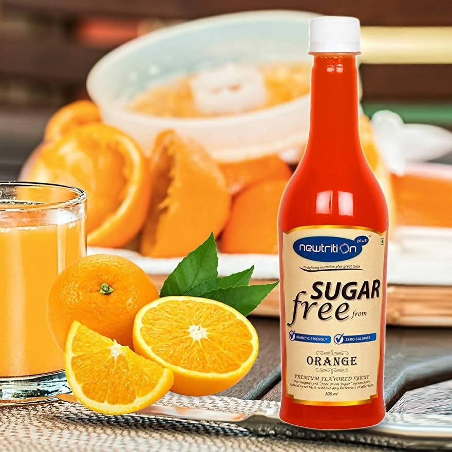 Newtrition Plus Sugar Free Orange Syrup | Grocsy
