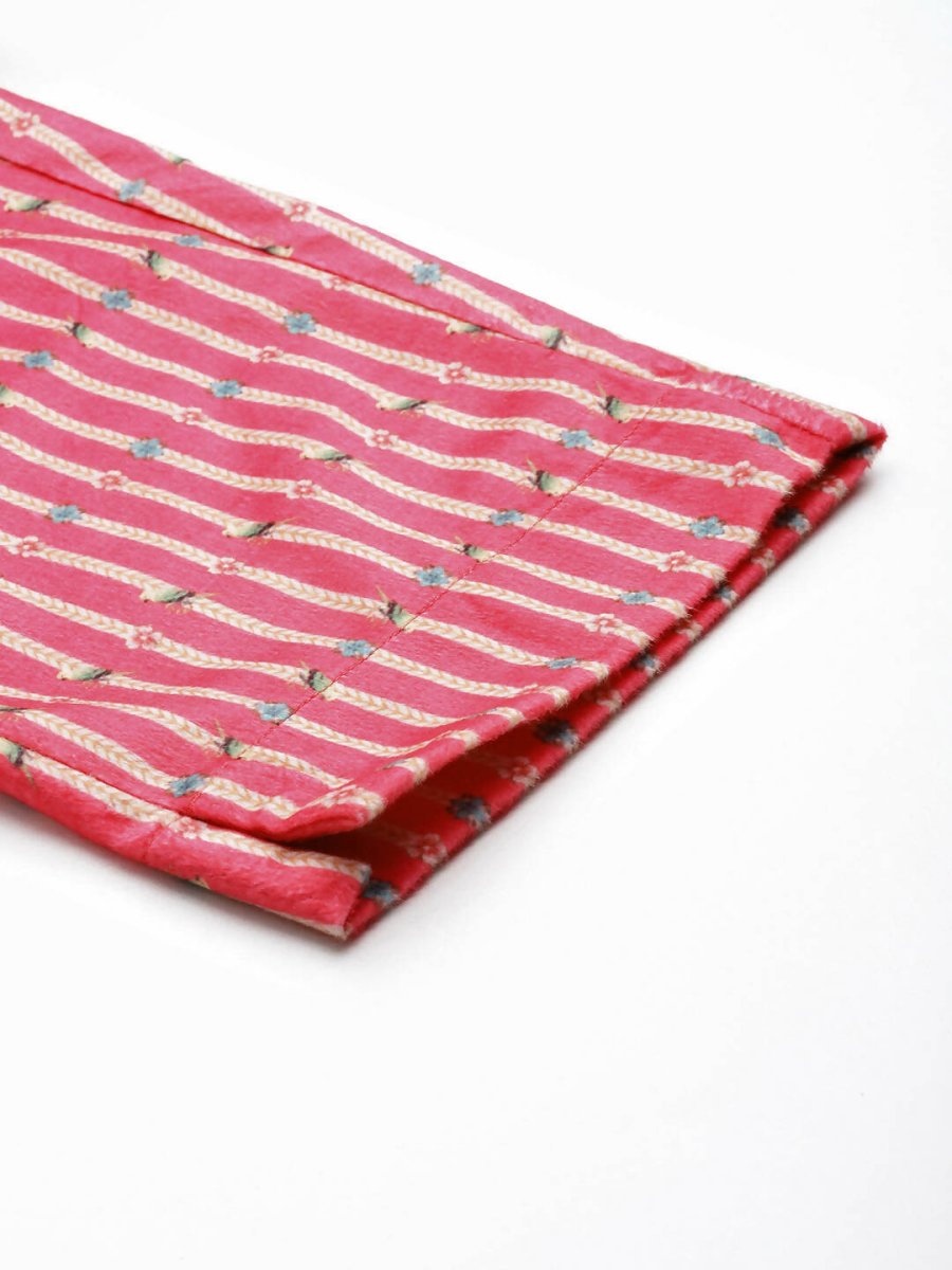 Ahalyaa Women's Traditional Wear Co-ods - Pink | Grocsy