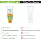 Mamaearth Ubtan Face Scrub with Turmeric & Walnut for Tan Removal | Grocsy