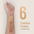 Swiss Beauty Airbrush Finish Full Coverage Foundation - Golden Beige | Grocsy