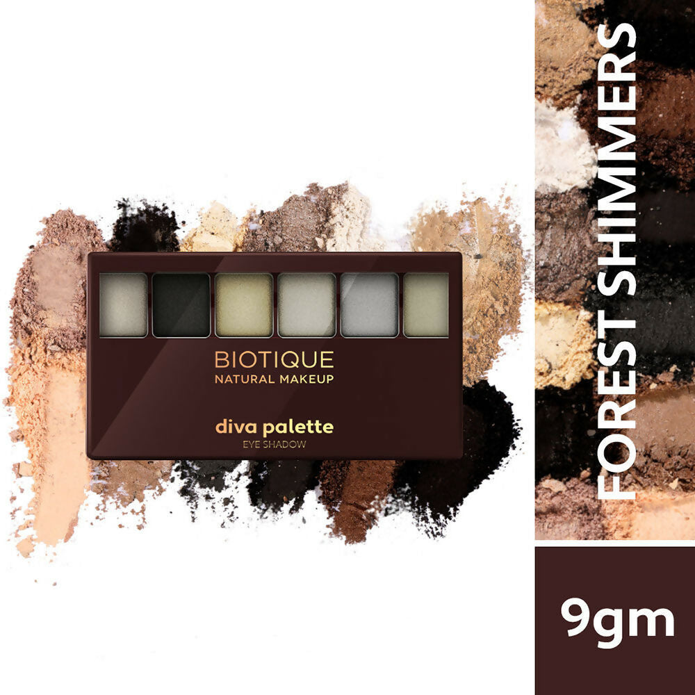 Biotique Diva Palette Eye Shadow - Forest Shimmers | Grocsy