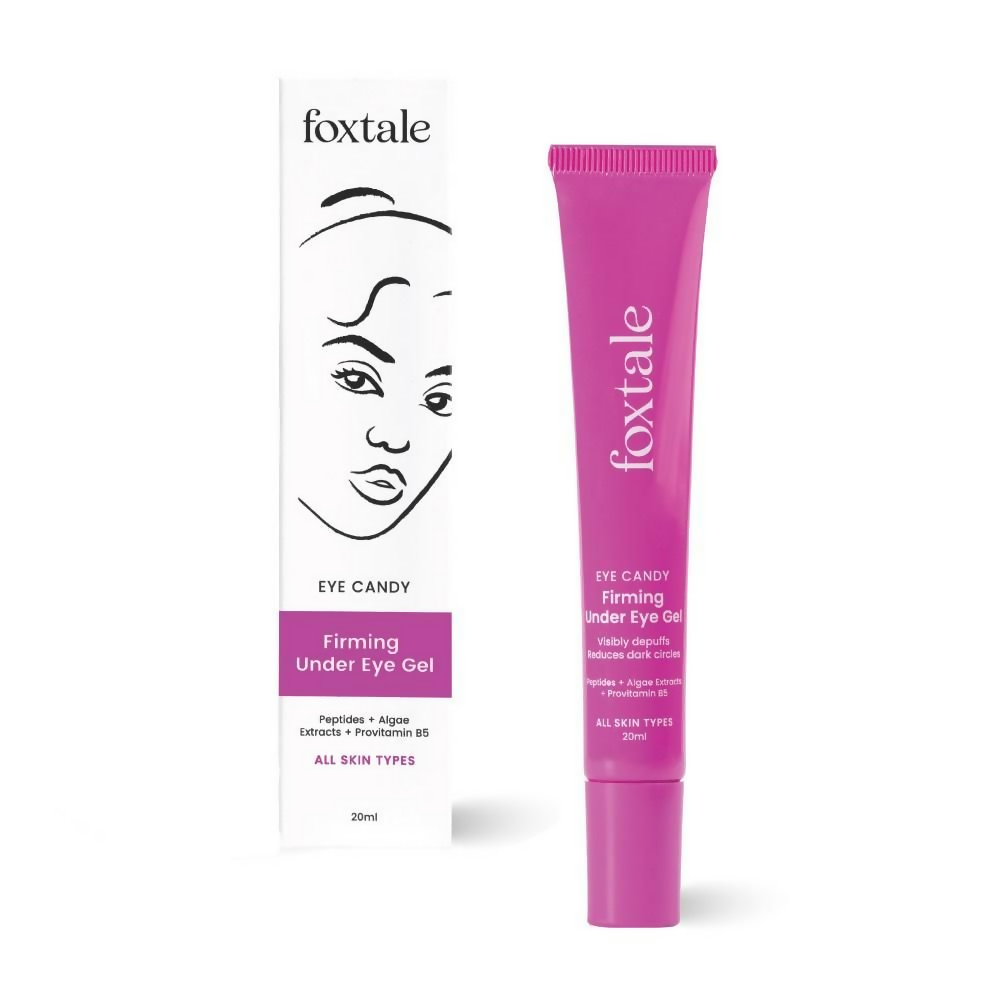 Foxtale Firming Eye Cream With Peptides For Brighter Under Eyes | Grocsy