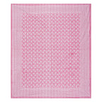 Rudra Bazaar Pink 210 TC Cotton Double King Bedsheet With 2 Pillow Covers | Grocsy