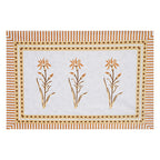 Rudra Bazaar Yellow 210 TC Cotton Double King Bedsheet With 2 Pillow Covers | Grocsy