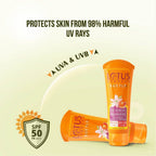 Lotus Herbals Safe Sun Invisible Matte Gel Sunscreen SPF 50 PA+++ | Grocsy
