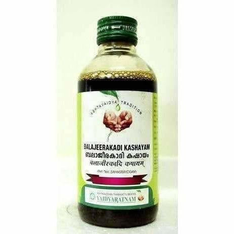 Vaidyaratnam Balajeerakadi Kashayam | Grocsy