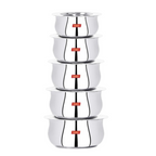 Sumeet Stainless Steel Cookware Set With Lid | Grocsy