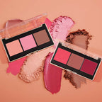 Milani Cheek Kiss Powder Blush Palette - Golden Hour Glow | Grocsy