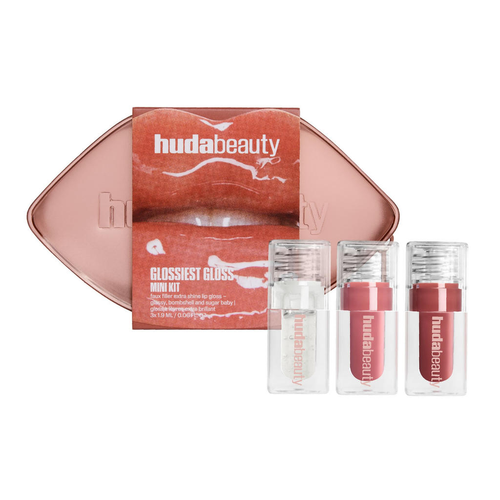 Huda Beauty Glossiest Gloss Trio | Grocsy