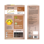 Streax Gel No Ammonia 100% Grey Coverage Hair Color - Natural Brown 4 | Grocsy