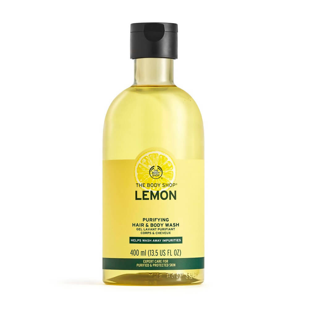 The Body Shop Lemon Purifying Hair & Body Wash | Grocsy