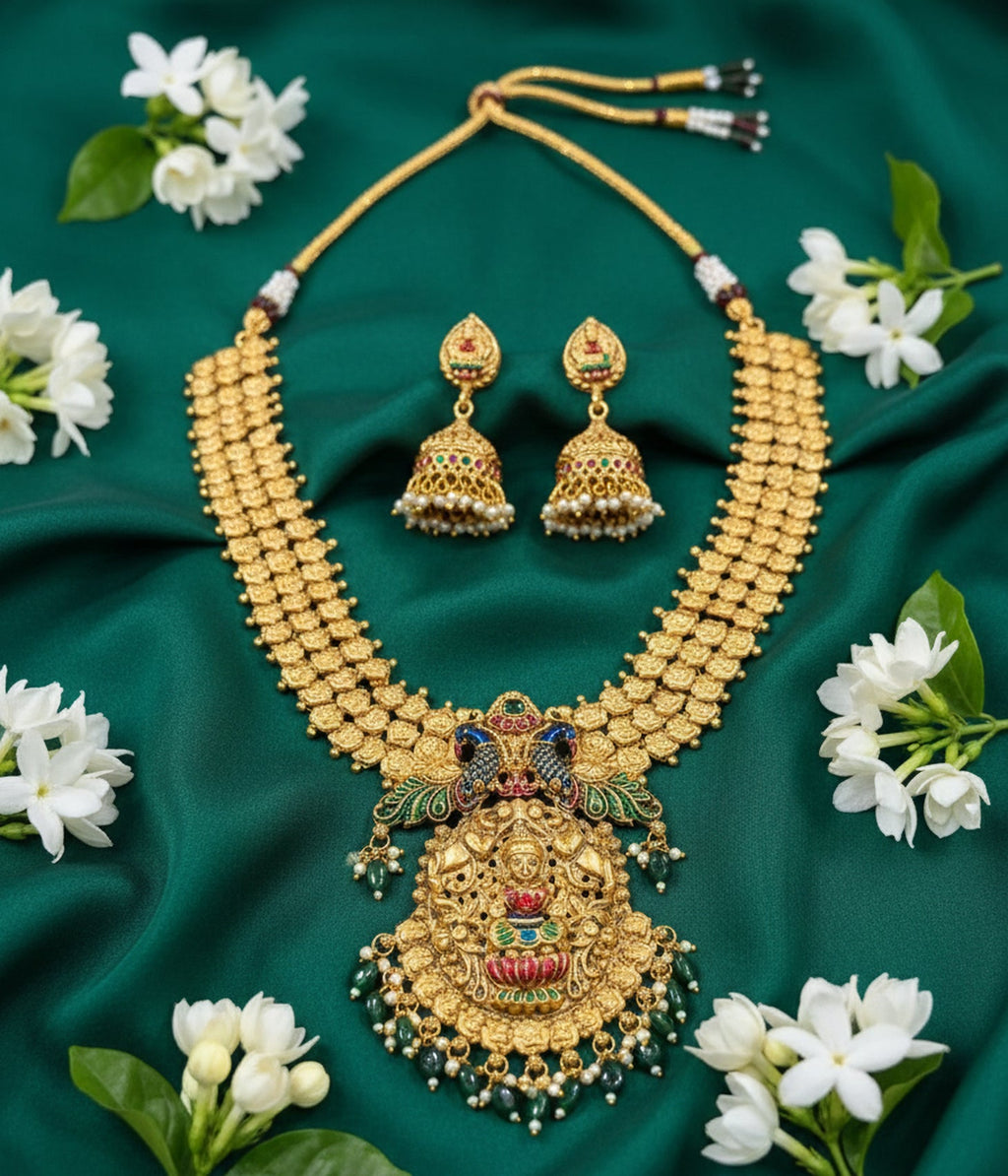 Jewel City Antique Gold-Plated Temple Jewelry Set | Grocsy
