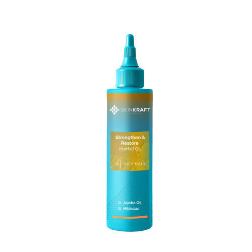 SkinKraft Strengthen & Restore Hairfall Oil | Grocsy