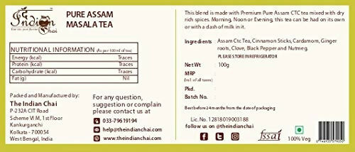 The Indian Chai - Pure Assam Masala Chai | Grocsy