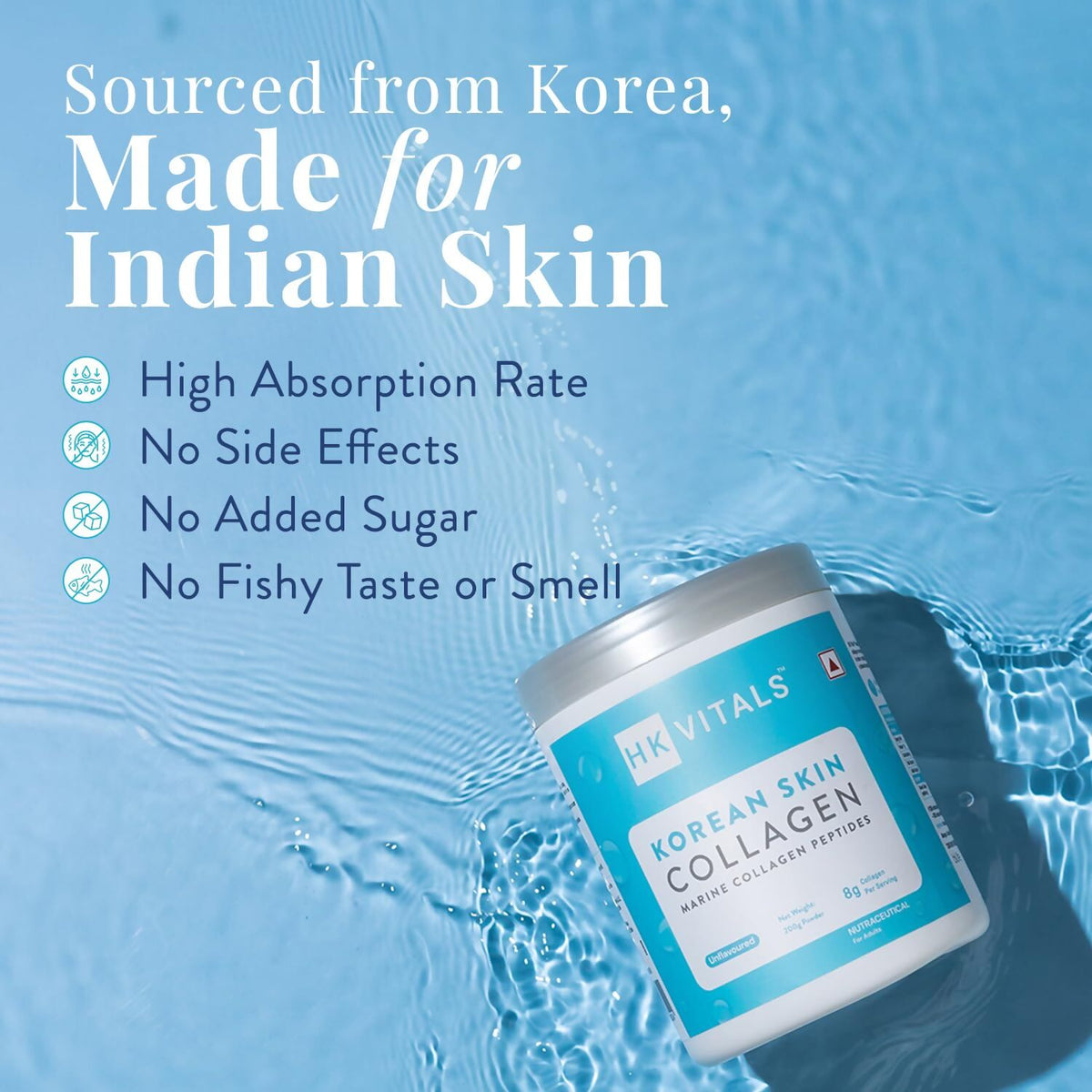 HK Vitals Korean Skin Marine Collagen Powder | Grocsy