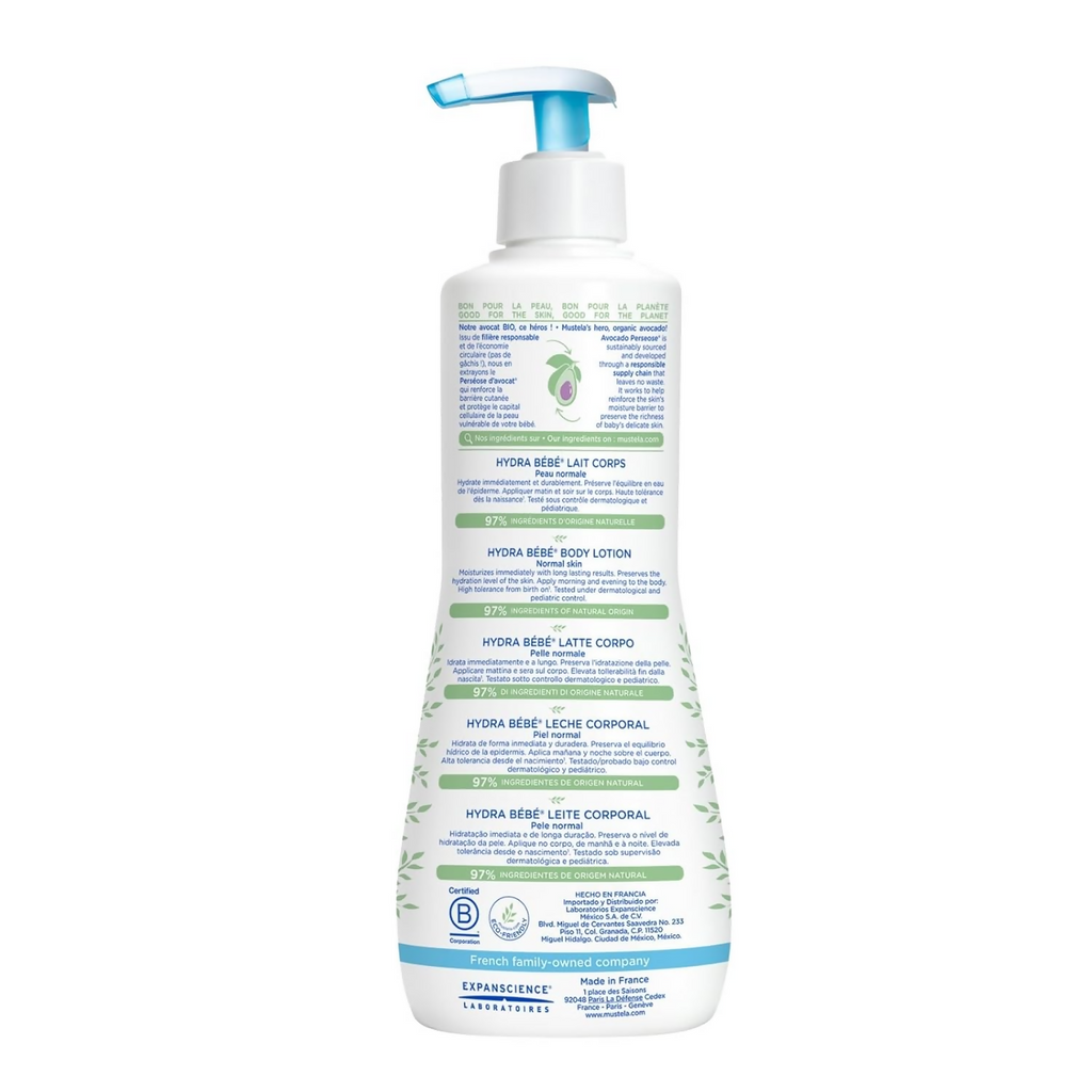 Mustela Hydra Bebe Body Lotion With Avocado | Grocsy