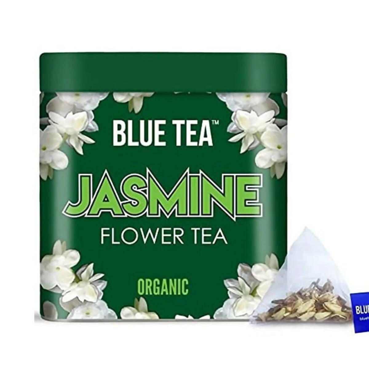 Blue Tea Organic Jasmine Flower Tea | Grocsy