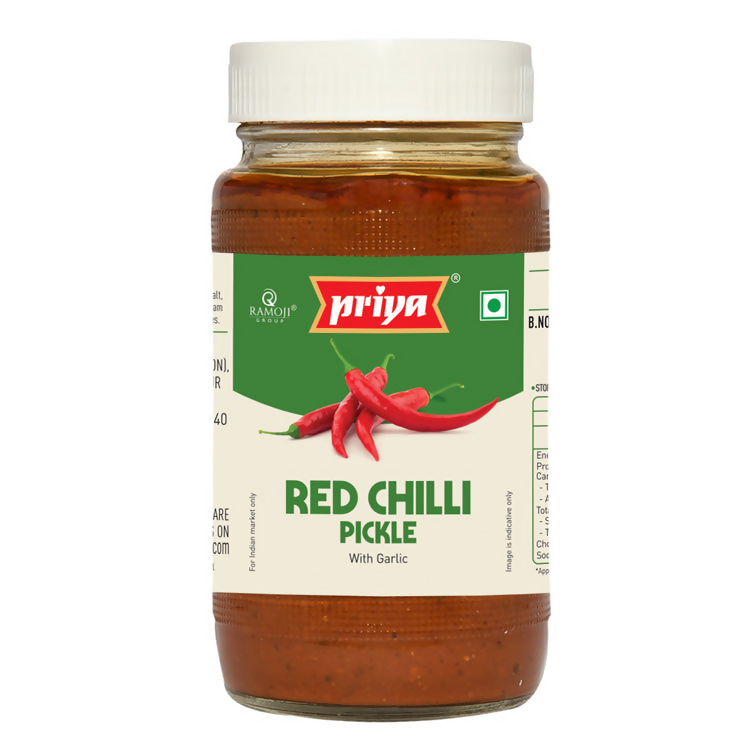 Priya Red Chili Pickle | Grocsy