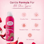 VI-JOHN Feather Touch Dermatologically Tested Rose & Alevera Hair Removal Spray For Women | Grocsy