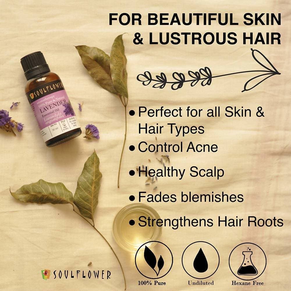 Soulflower Lavender Essential Oil | Grocsy