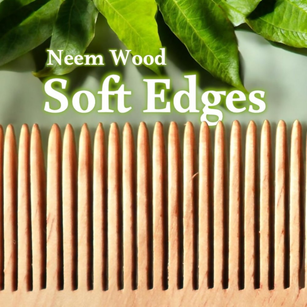 Botanical Luxuriate 100% Neem Wood Lice & Nits Comb | Grocsy