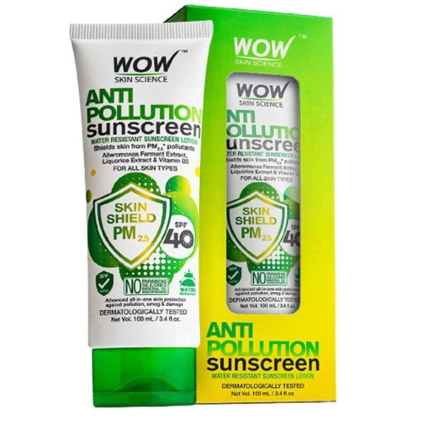 Wow Skin Science Anti Pollution Sunscreen Lotion | Grocsy