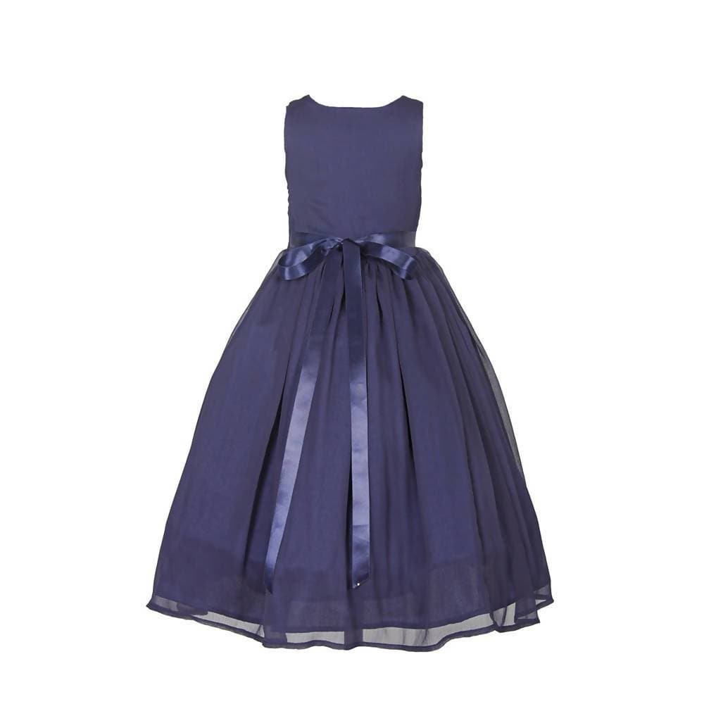Asmaani Baby Girl's Navy Blue Designer Dress (AS-DRESS-22003) | Grocsy