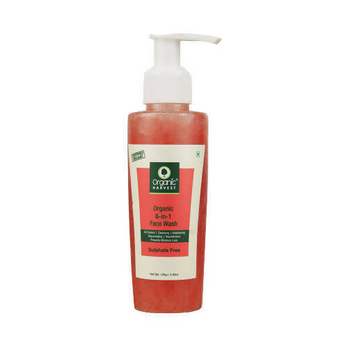 Organic Harvest 6 in 1 Face Wash (Sulphate Free) | Grocsy