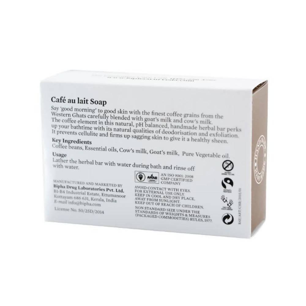 Bipha Ayurveda Cafe Au Lait Soap | Grocsy