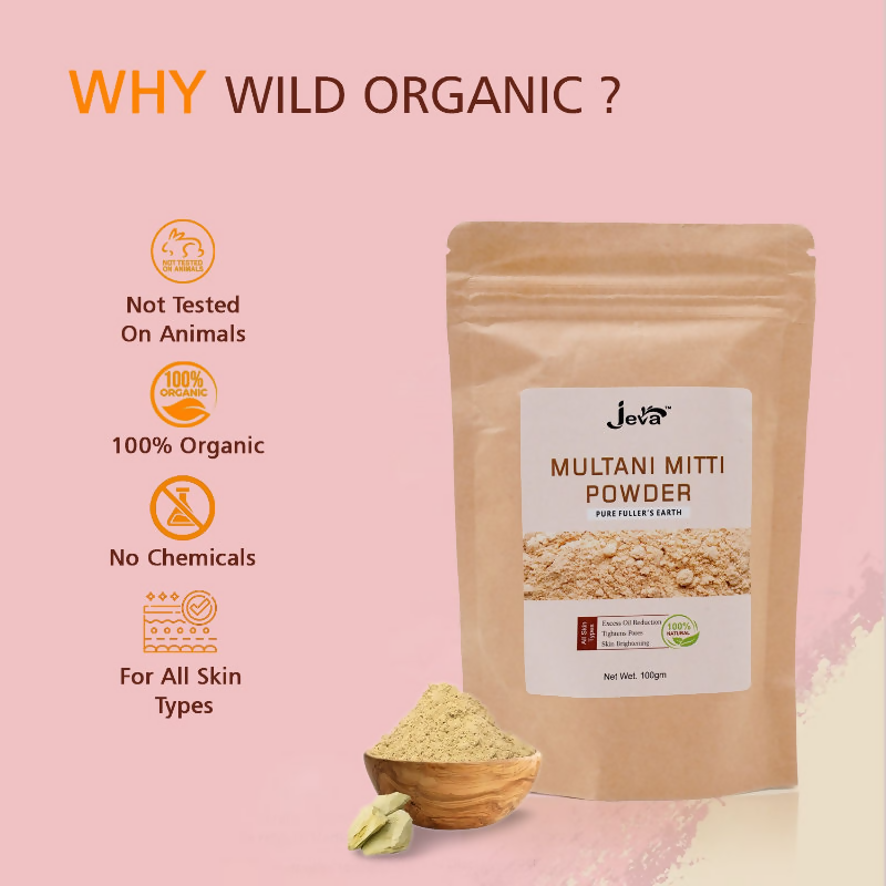 Jeva Multani Mitti Powder Face Pack | Grocsy