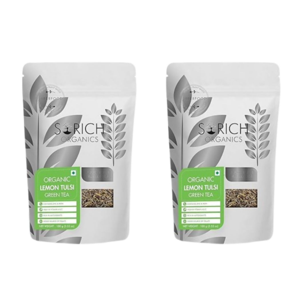 Sorich Organics Lemon Tulsi Green Tea | Grocsy