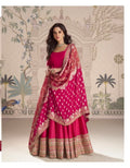 Aarshi Fashions Pink Silk Wedding Gowns | Grocsy