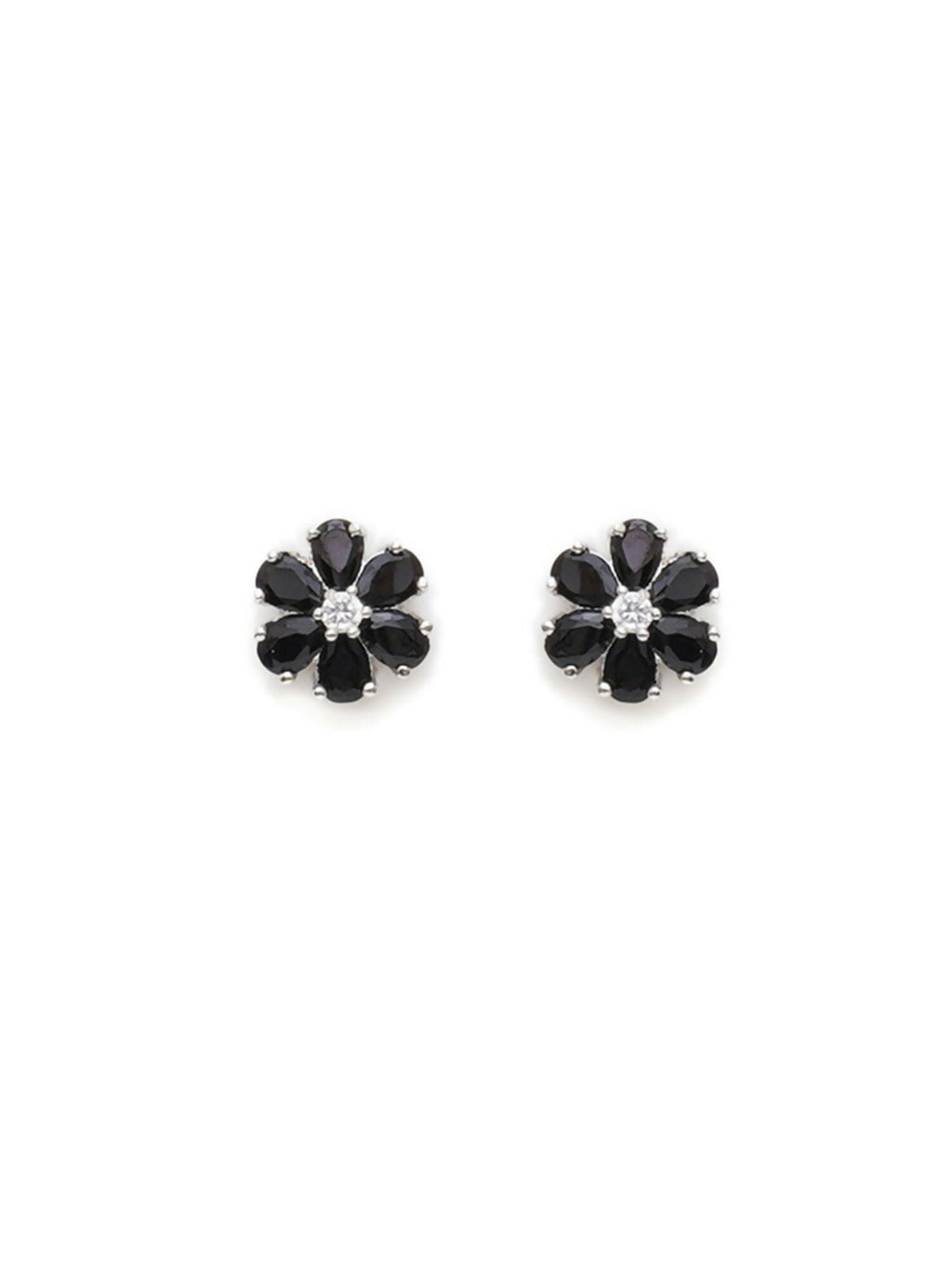 stone stud (Black and white) - Ruby Raang | Grocsy
