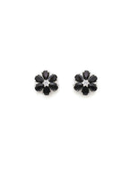 stone stud (Black and white) - Ruby Raang | Grocsy