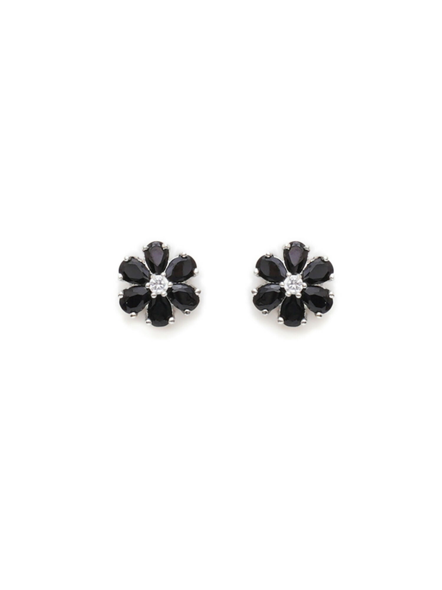 stone stud (Black and white) - Ruby Raang | Grocsy
