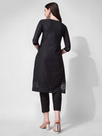 Embroidered Kurta With Pant, Multicolor - Hiral Fashion | Grocsy