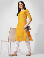 Embroidered Kurta With Pant, Multicolor - Hiral Fashion | Grocsy