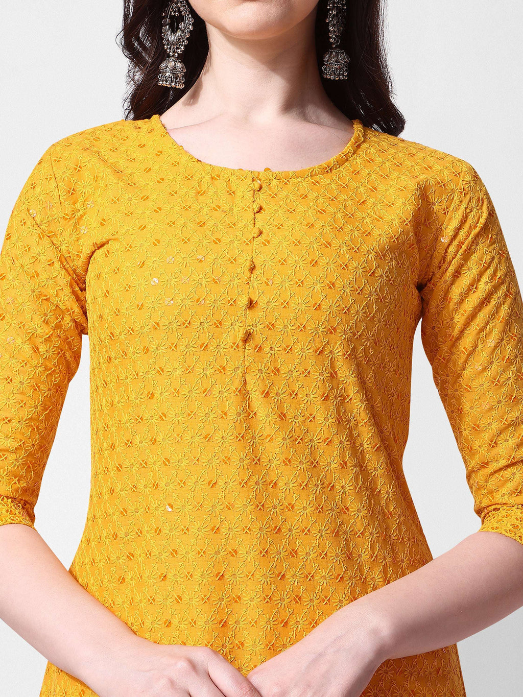 Embroidered Kurta With Pant, Multicolor - Hiral Fashion | Grocsy