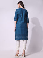Embroidered Kurta With Pant, Multicolor - Hiral Fashion | Grocsy