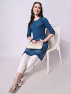 Embroidered Kurta With Pant, Multicolor - Hiral Fashion | Grocsy