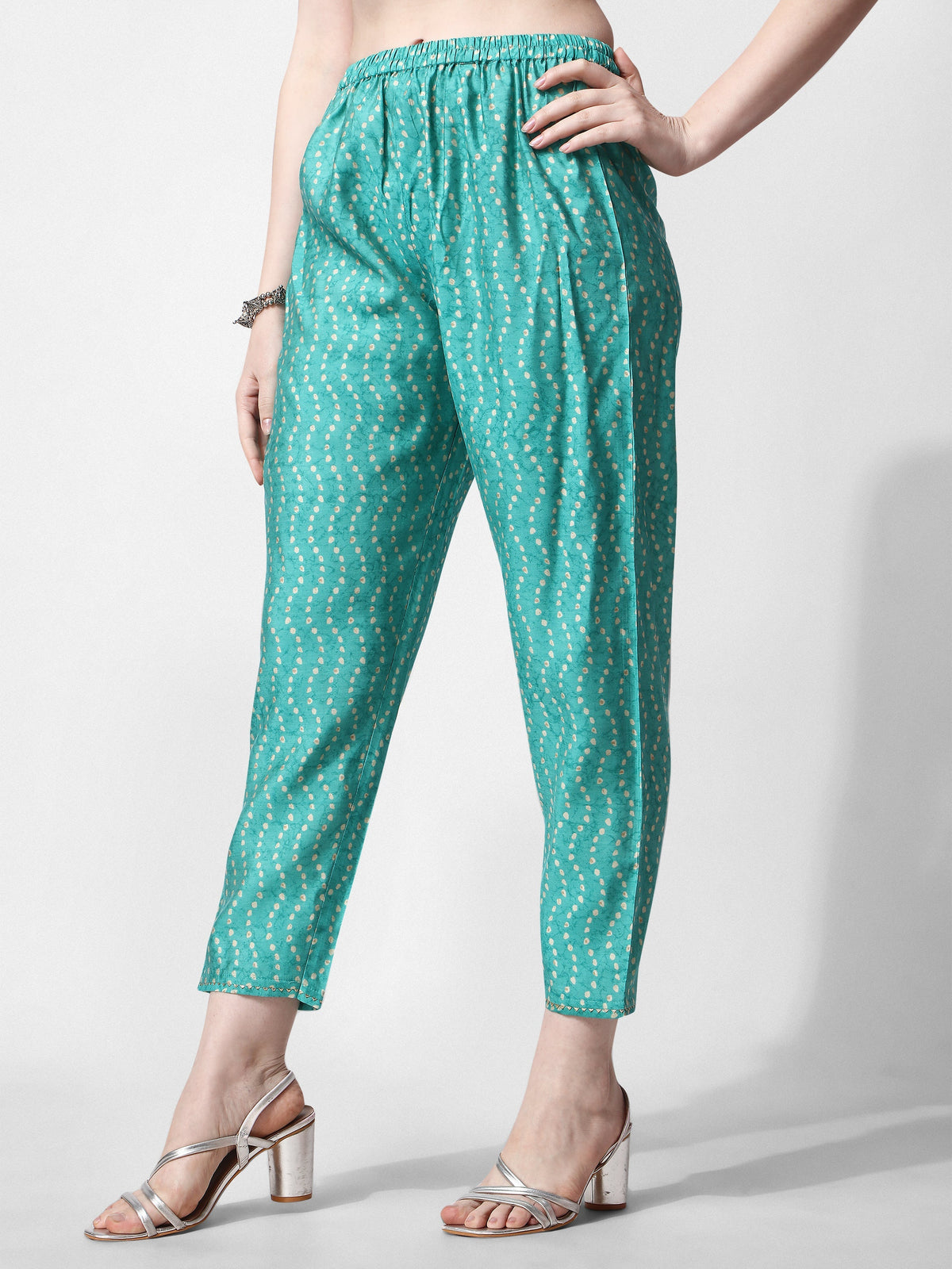 Nayra Cut Embroidered Kurta With Pant, Dupatta & Embroidered Belt Set, Multicolor - Hiral Fashion | Grocsy