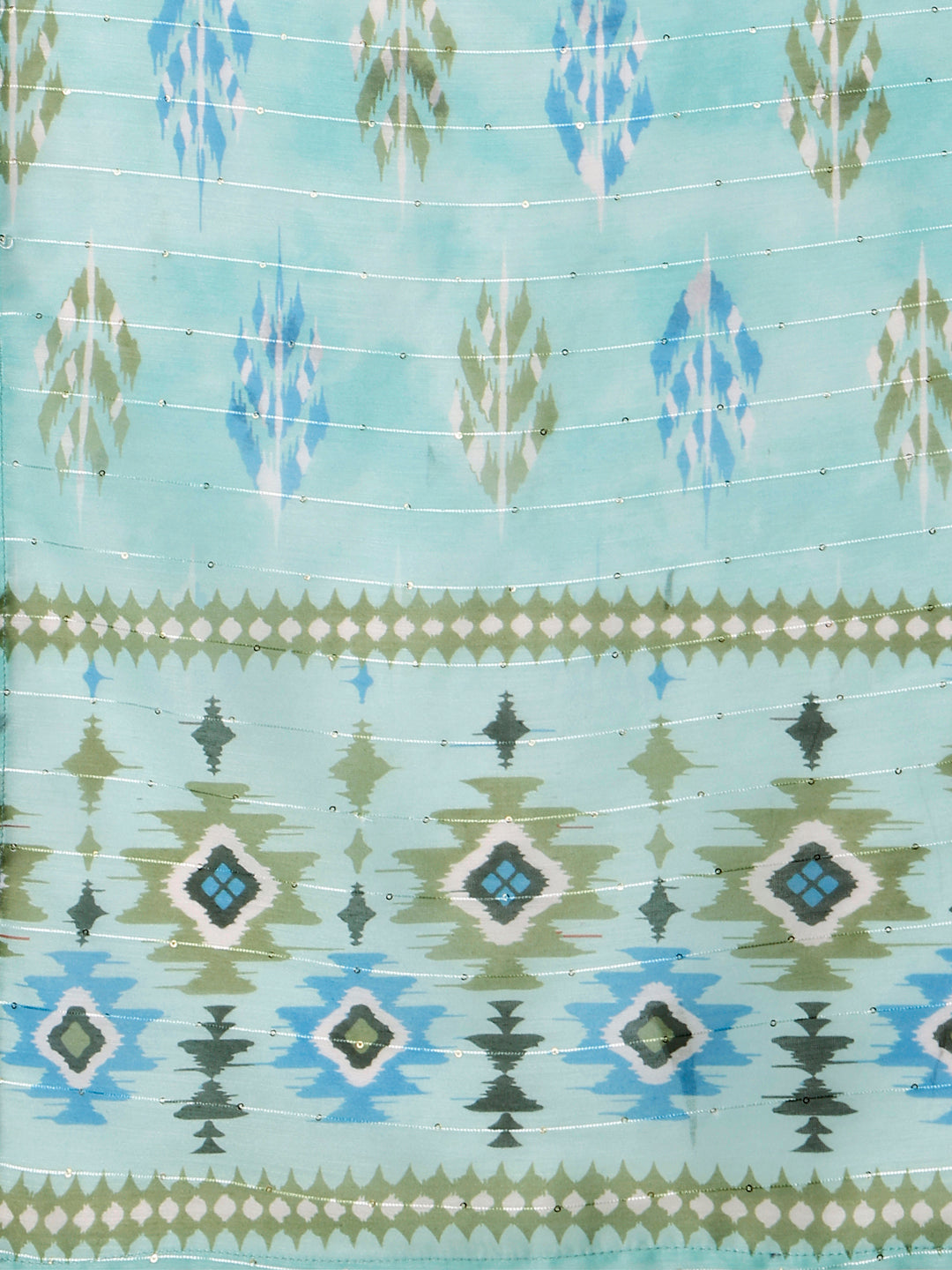 Printed And Embroidered Kurta With Pant And Dupatta Set, Multicolor - Hiral Fashion | Grocsy